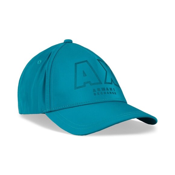 AX Armani Exchange Men's Deep Lake Metallic Logo Snapback Baseball Cap Hat